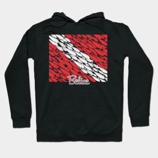 Scuba Diving Flag Belize Hoodie